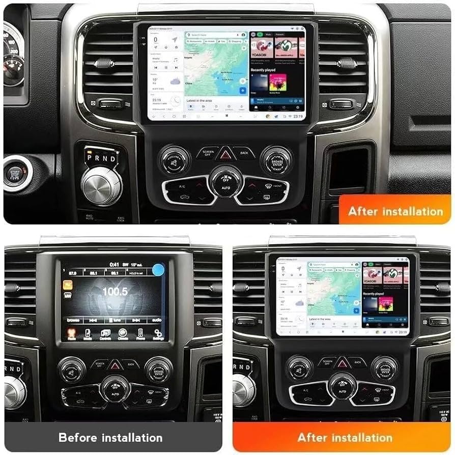 Amazon.com: MekedeTech DUDUAUTO DUDU7 Car Dash Kit for Dodge Ram